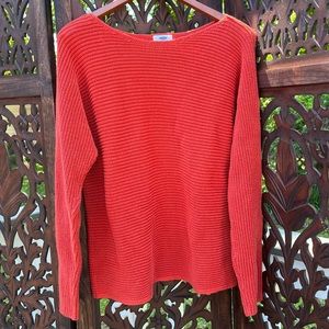 Ribbed Orange Sweater from Old Navy